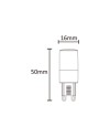 BOMBILLA LED - G9 - 3,5W - 5000K - 375Lm - 360º